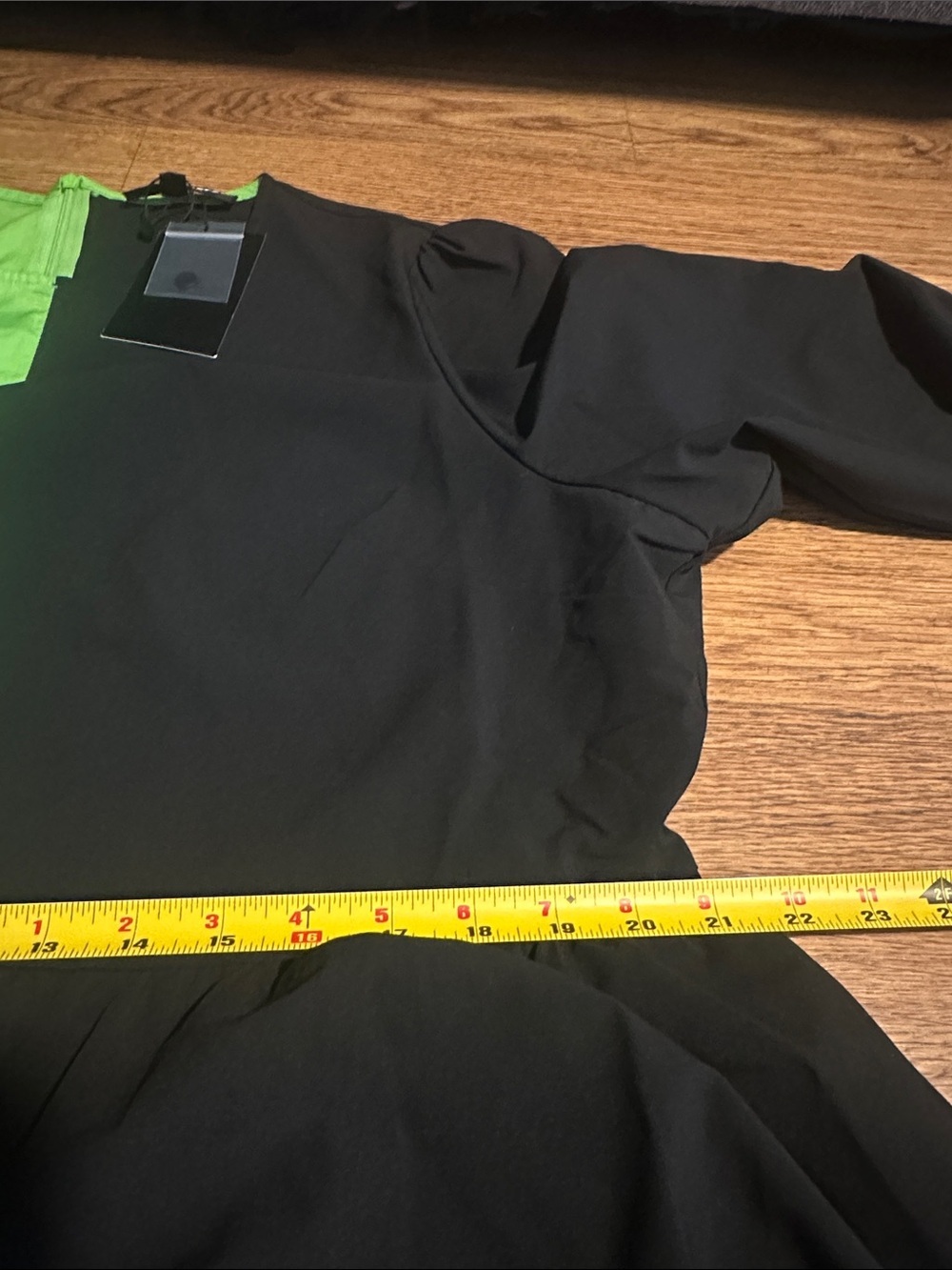 Lively Ghosts Two-Tone Green & Black Long Sleeve Maxi Dress plus size 2XL NWT - Picture 12 of 14